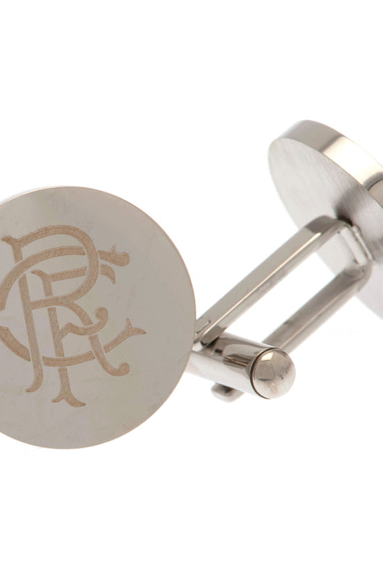 Rangers FC Stainless Steel Round Cufflinks