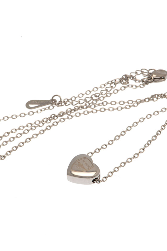 Arsenal FC Stainless Steel Heart Necklace 1