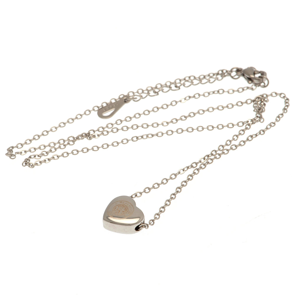Manchester City FC Stainless Steel Heart Necklace 1