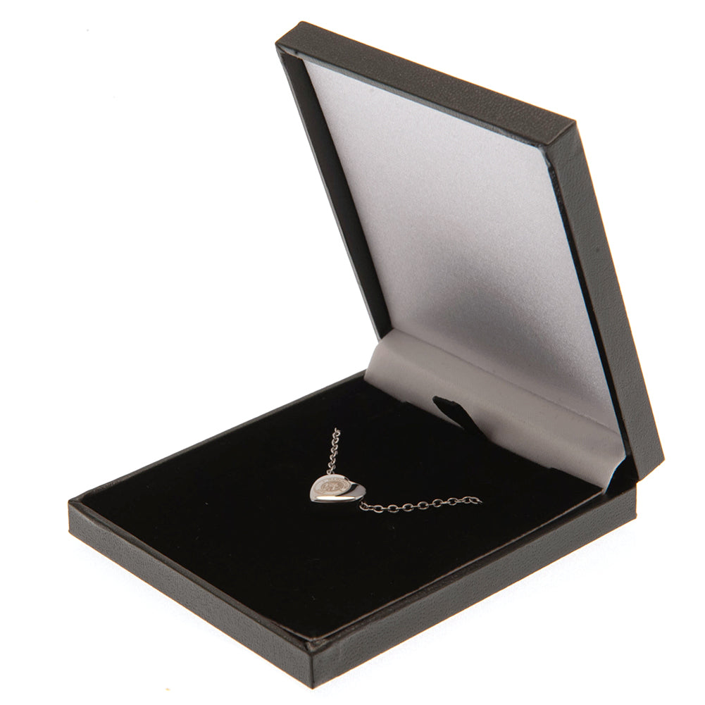 Manchester City FC Stainless Steel Heart Necklace 2