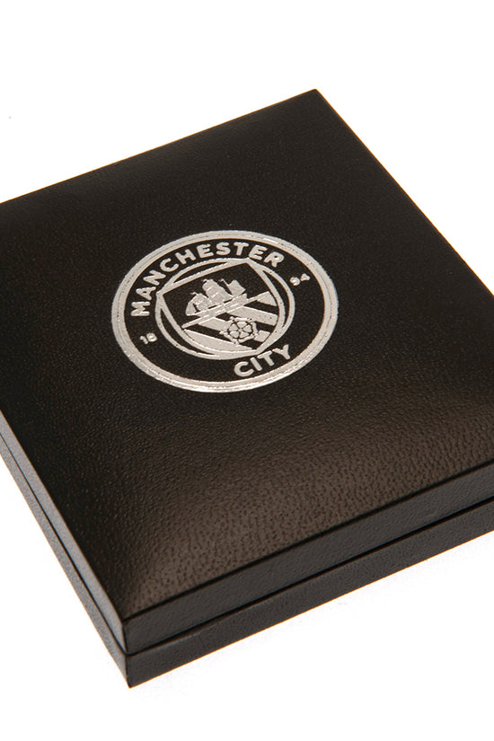 Manchester City FC Stainless Steel Heart Necklace 3