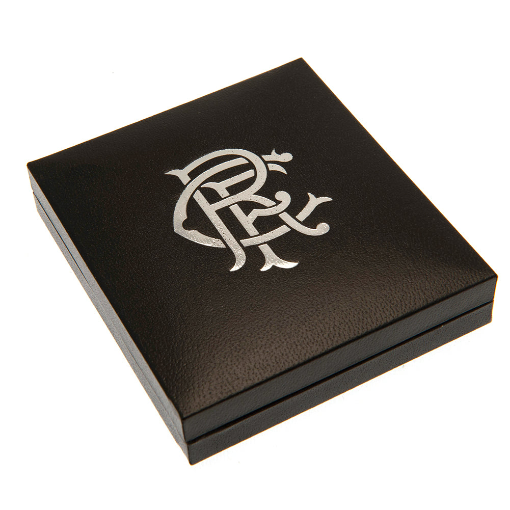 Rangers FC Stainless Steel Heart Necklace 3