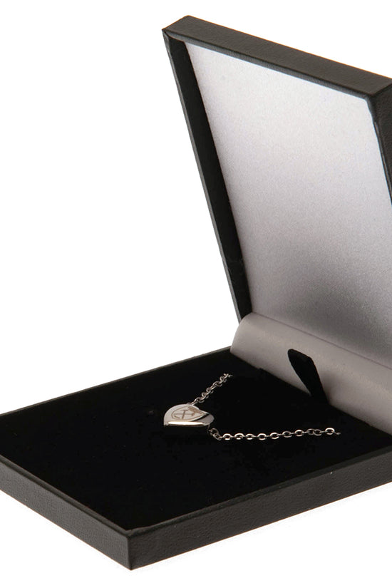 West Ham United FC Stainless Steel Heart Necklace