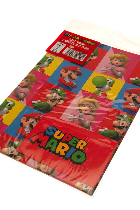Super Mario Gift Wrap