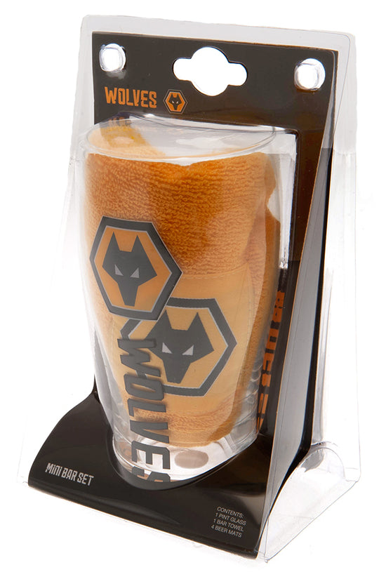 Wolverhampton Wanderers FC Mini Bar Set