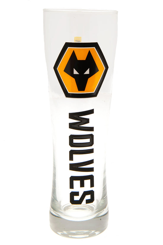 Wolverhampton Wanderers FC Tall Beer Glass