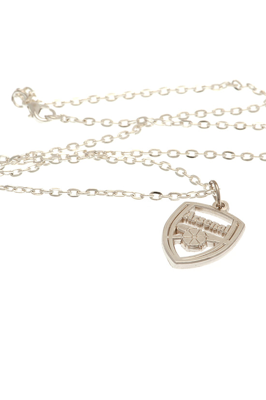 Arsenal FC Silver Plated Boxed Pendant CR