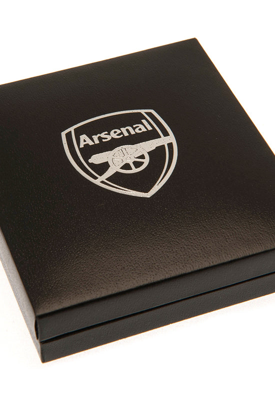 Arsenal FC Silver Plated Boxed Pendant CR