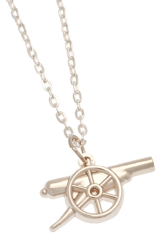 Arsenal FC Silver Plated Boxed Pendant GN