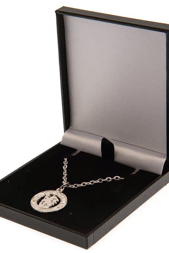 Chelsea FC Silver Plated Boxed Pendant CR