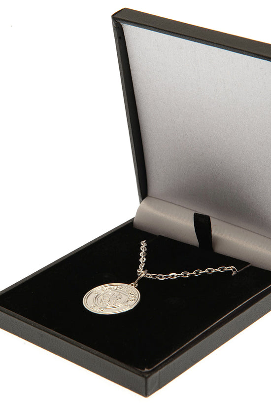 Manchester City FC Silver Plated Boxed Pendant