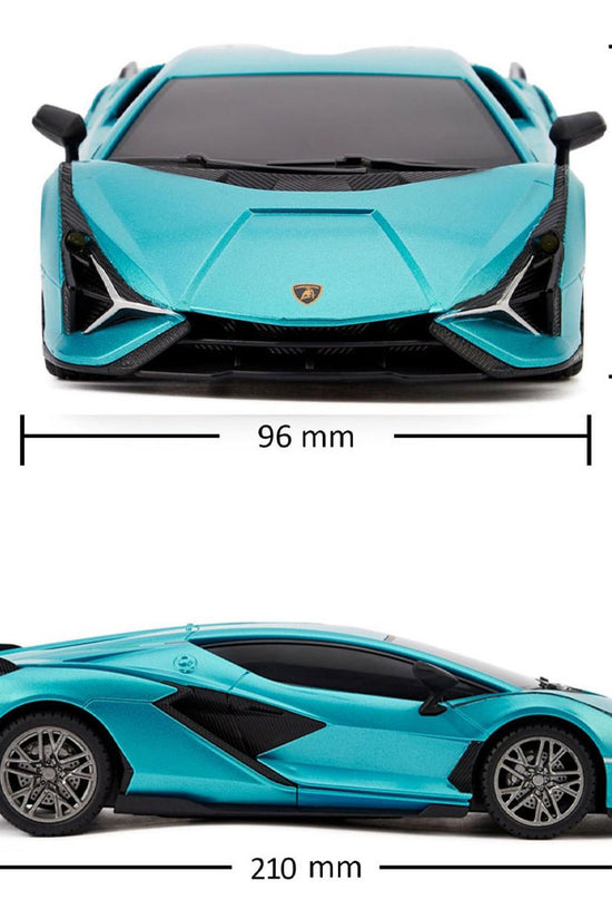 Lamborghini Aventador Radio Controlled Car 124 Scale Sian Blue 4