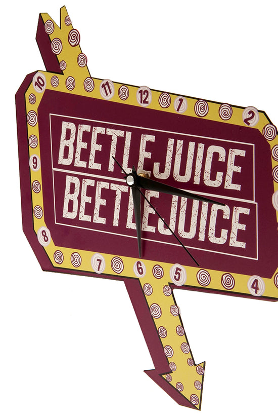 Beetlejuice Premium Metal Wall Clock