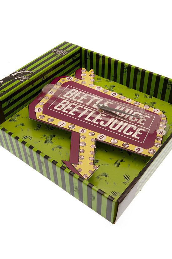 Beetlejuice Premium Metal Wall Clock