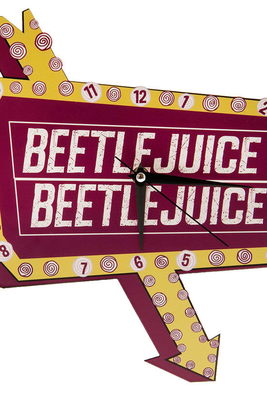 Beetlejuice Premium Metal Wall Clock