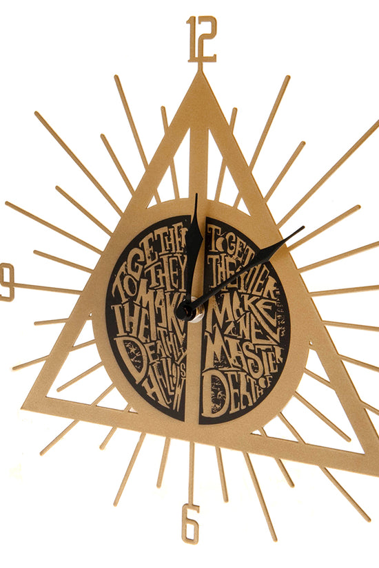 Harry Potter Premium Metal Wall Clock Deathly Hallows