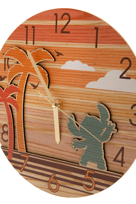 Lilo & Stitch Premium Wooden Wall Clock