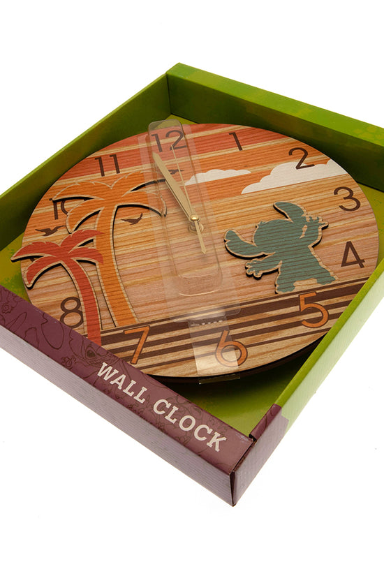 Lilo & Stitch Premium Wooden Wall Clock