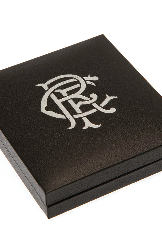 Rangers FC Scroll Crest Stainless Steel Pendant & Chain