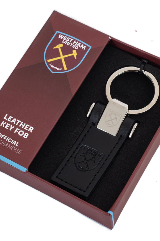 West Ham United FC Leather Key Fob
