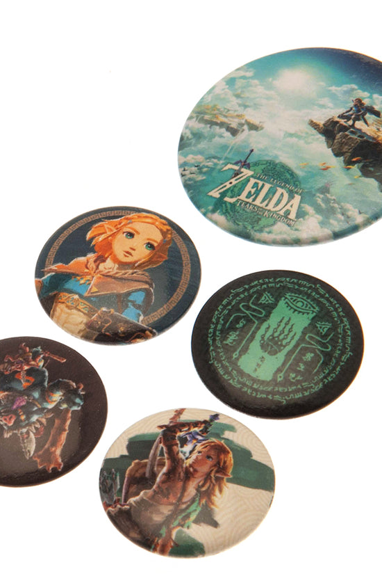 The Legend Of Zelda Button Badge Set