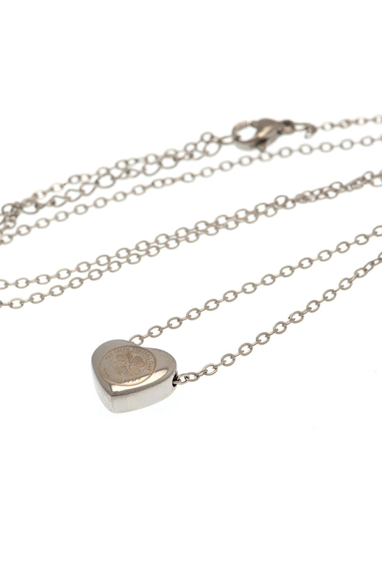 Celtic FC Stainless Steel Heart Necklace