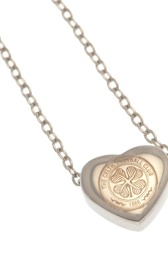 Celtic FC Stainless Steel Heart Necklace
