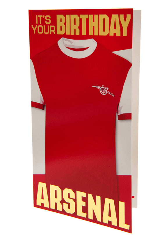 Arsenal FC Birthday Card Retro 1