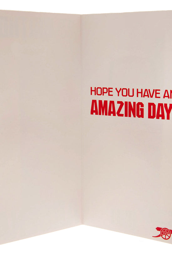 Arsenal FC Birthday Card Retro 2