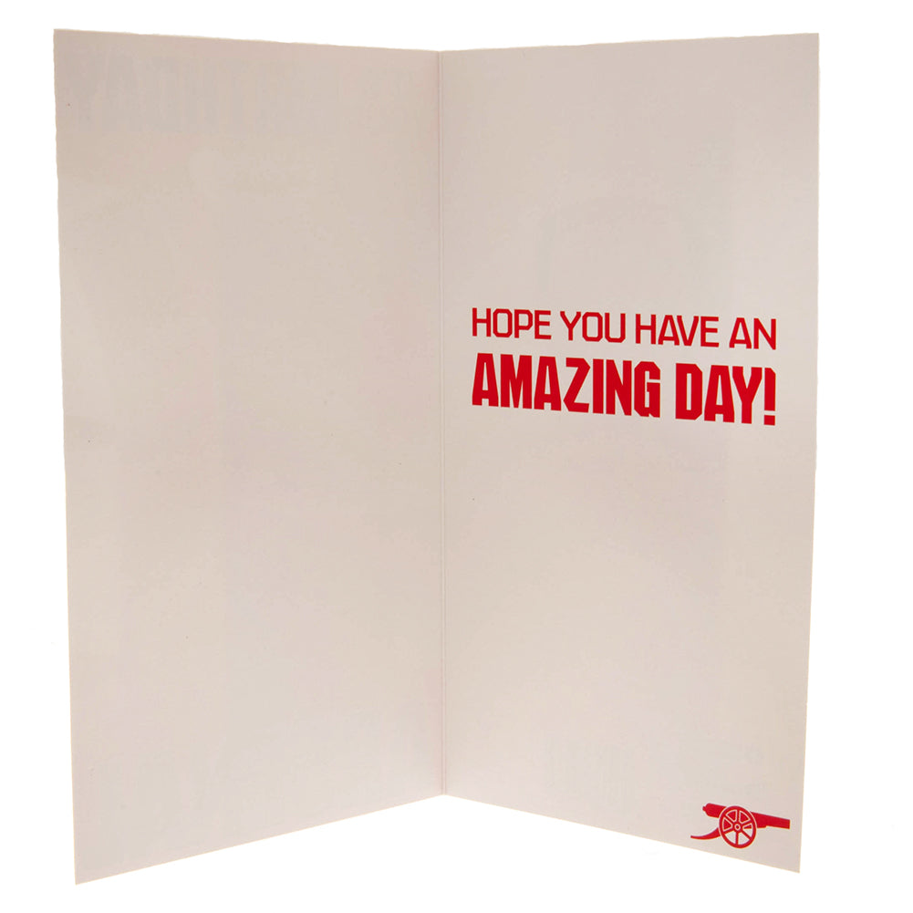 Arsenal FC Birthday Card Retro 2