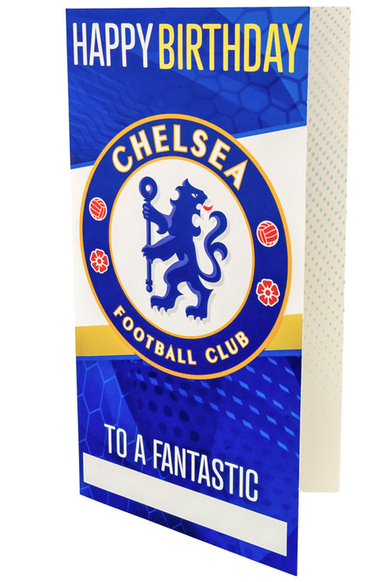 Chelsea FC Personalised Birthday Card