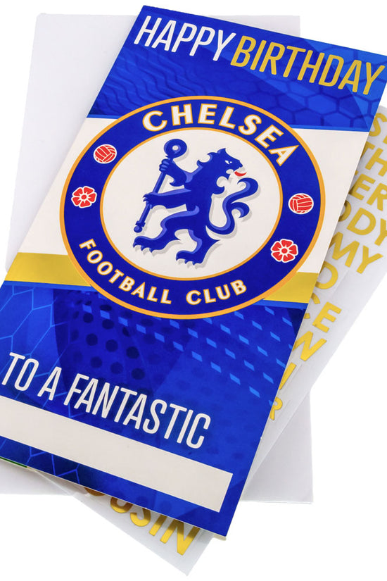 Chelsea FC Personalised Birthday Card