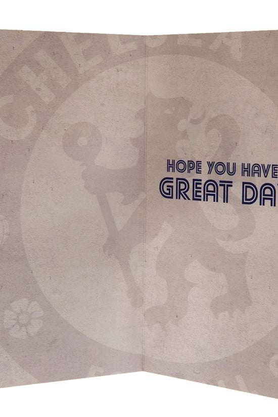 Chelsea FC Birthday Card Retro 2