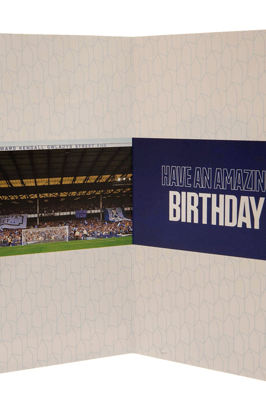 Everton FC Personalised Birthday Card