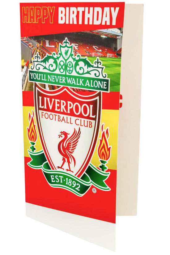 Liverpool FC Personalised Birthday Card