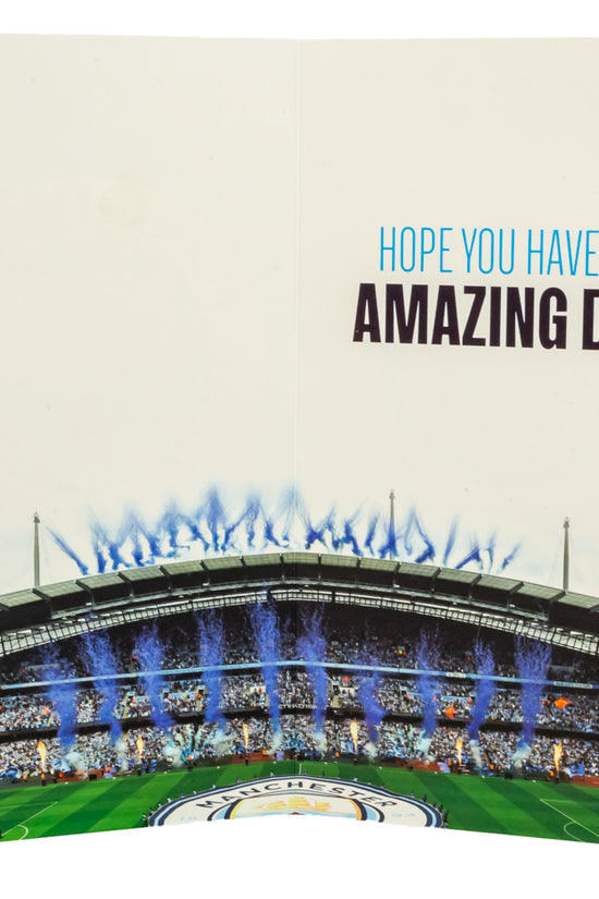 Manchester City FC Personalised Birthday Card