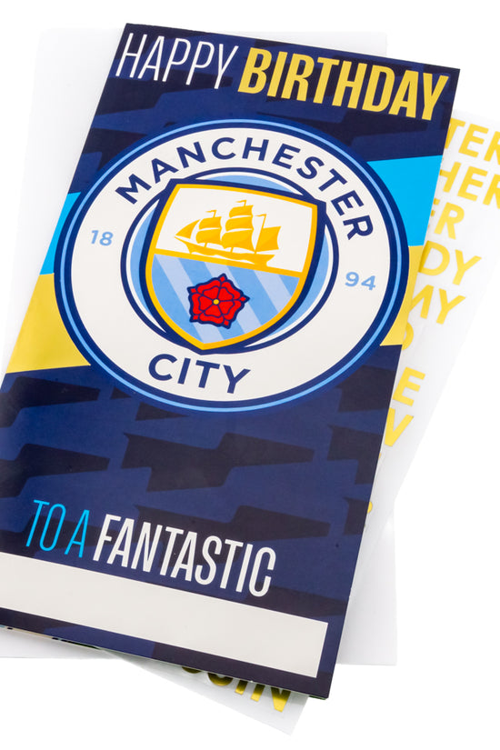 Manchester City FC Personalised Birthday Card