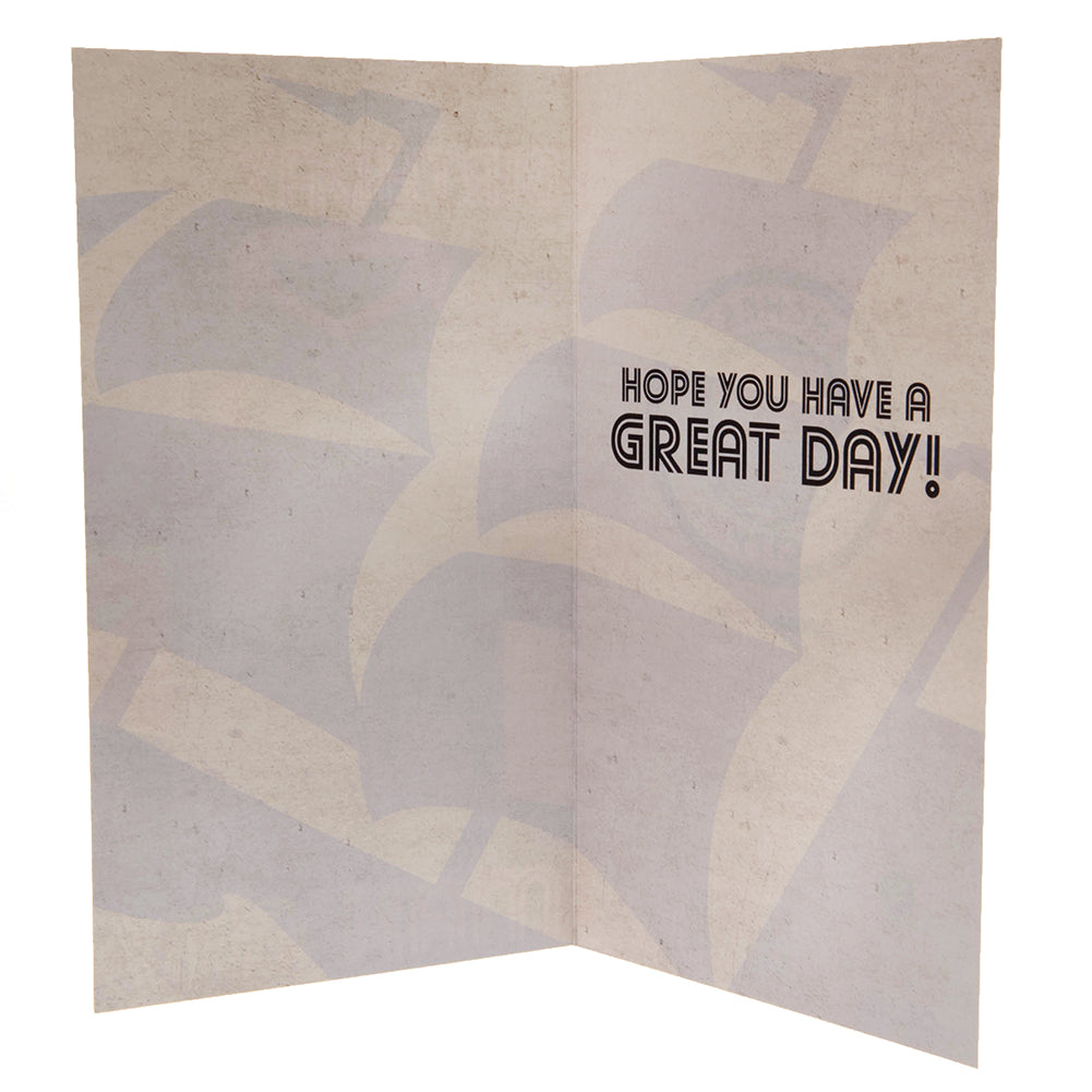 Manchester City FC Birthday Card Retro 2