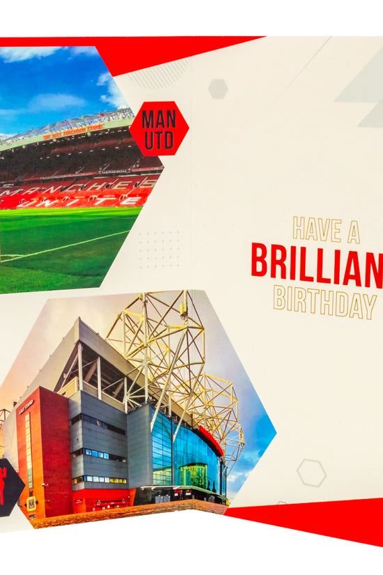 Manchester United FC Personalised Birthday Card
