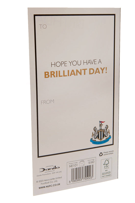 Newcastle United FC Birthday Card 3