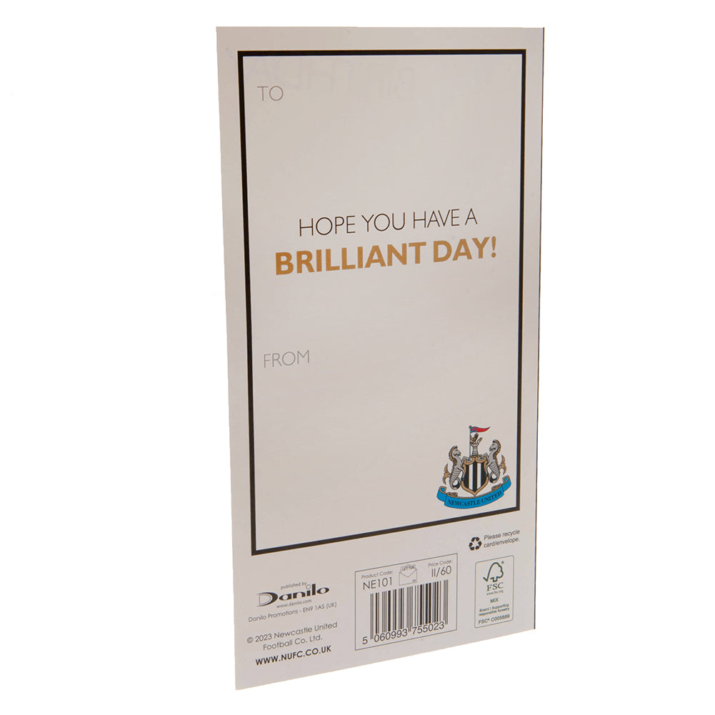 Newcastle United FC Birthday Card 3