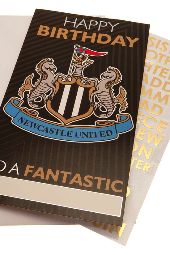Newcastle United FC Personalised Birthday Card