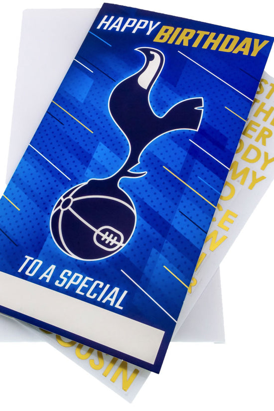 Tottenham Hotspur FC Personalised Birthday Card