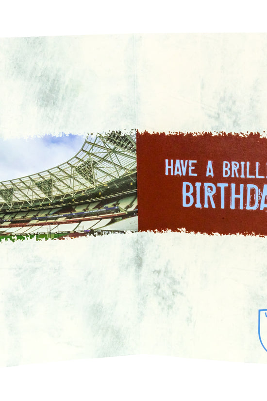 West Ham United FC Personalised Birthday Card