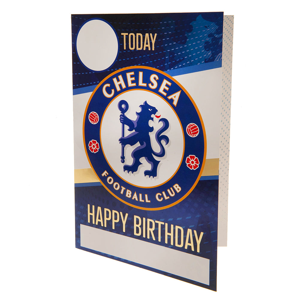 Chelsea FC Birthday Card With Stickers 2