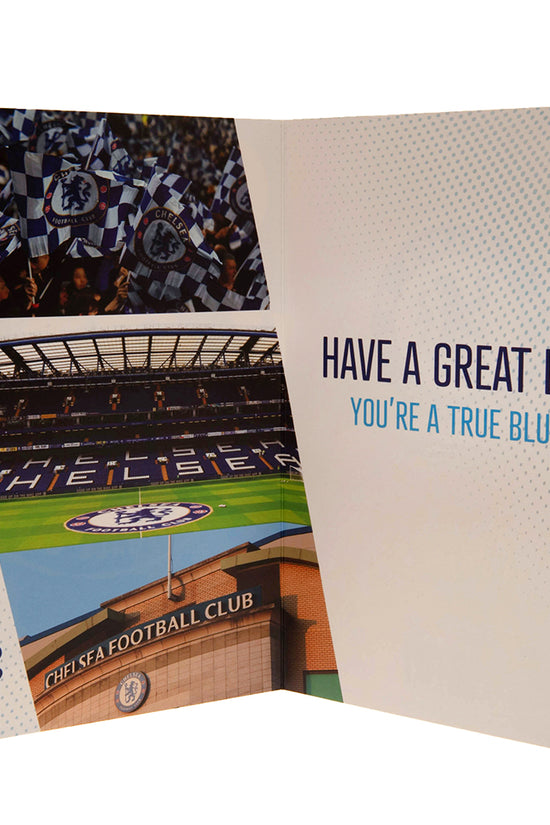 Chelsea FC Birthday Card With Stickers 3