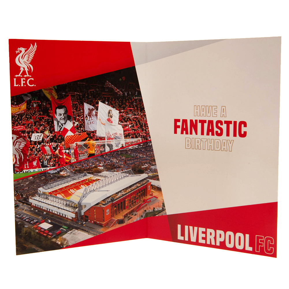 Liverpool FC Birthday Card With Stickers 3