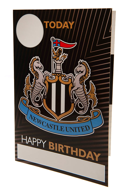 Newcastle United FC Birthday Card With Stickers 2