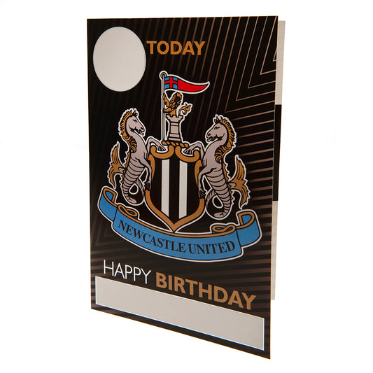 Newcastle United FC Birthday Card With Stickers 2