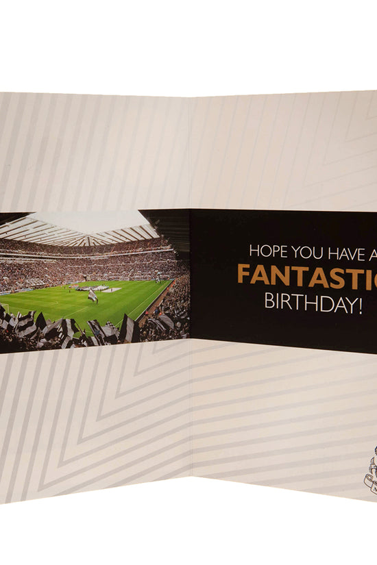 Newcastle United FC Birthday Card With Stickers 3